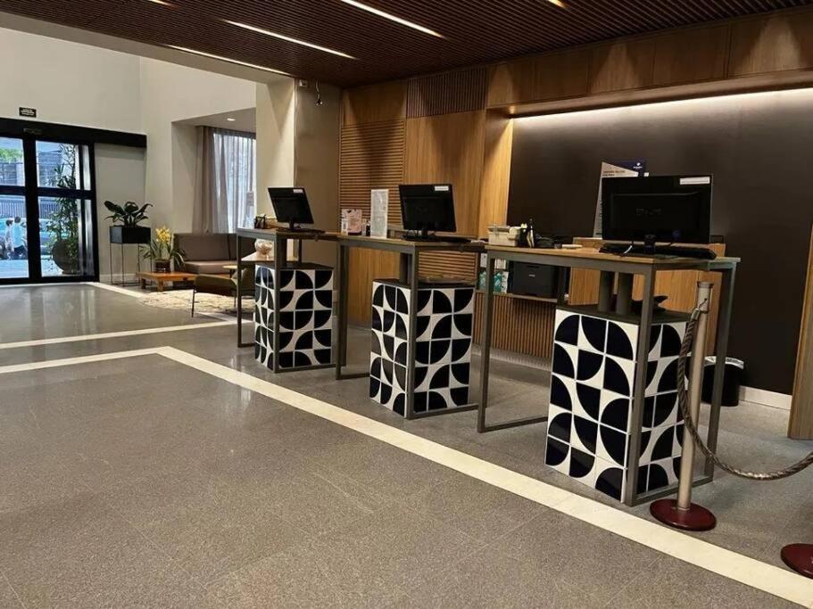 Apart-Hotel Dentro Do Transamerica Executive Faria Lima サンパウロ エクステリア 写真